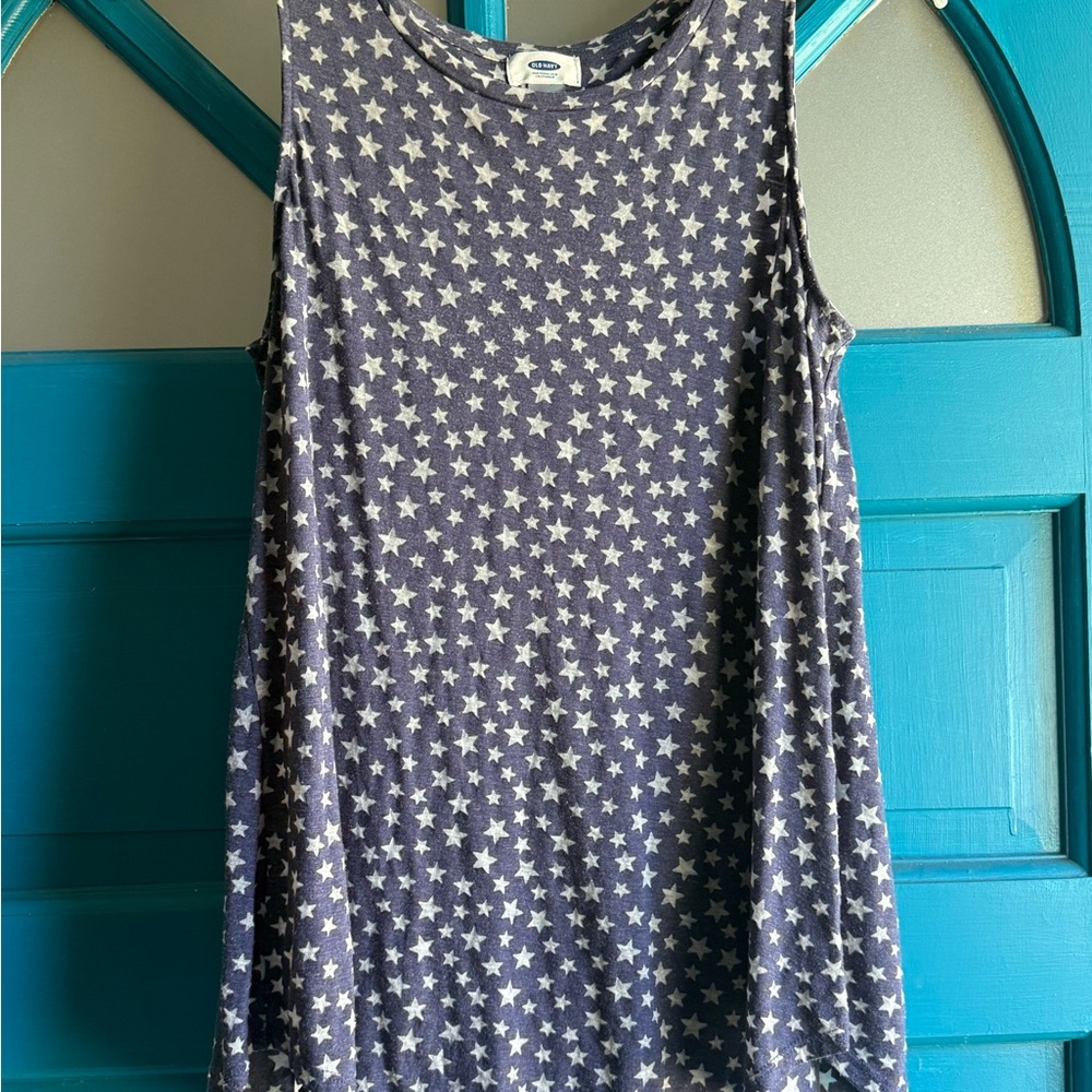 Old Navy Starry Navy Tank Top
